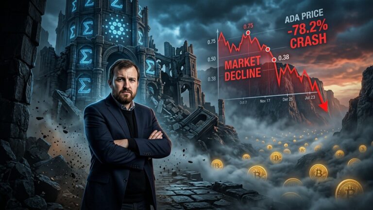 Cardano Founder Questioned on Missing Bitcoin Holdings as ADA Crashes Over 25 Percent