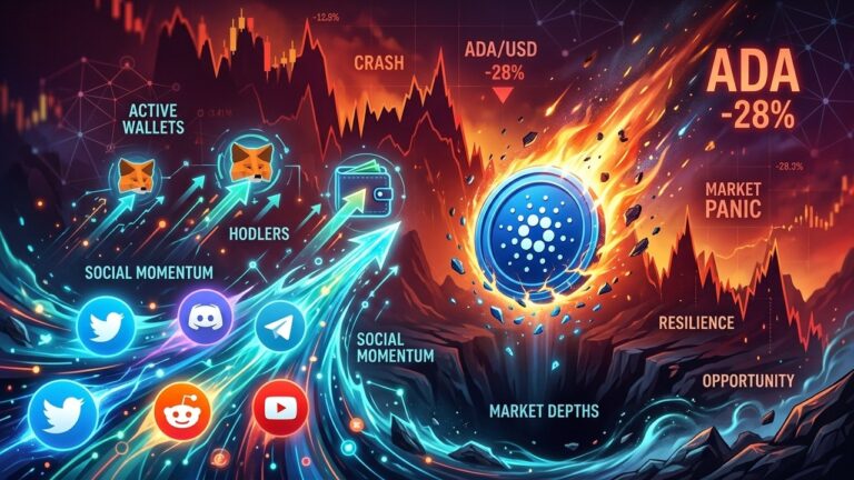 Cardano Social Activity Surges as ADA Price Crashes: Why?