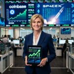 Cathie Wood Boosts ARK Invest With $25.5M Buys in Coinbase, SpaceX, Circle