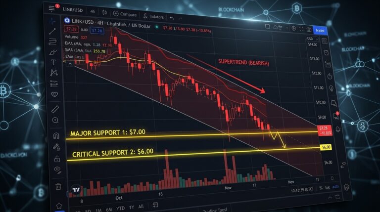 Chainlink Price Analysis: Bearish Pressure Builds, Is $6 Next?