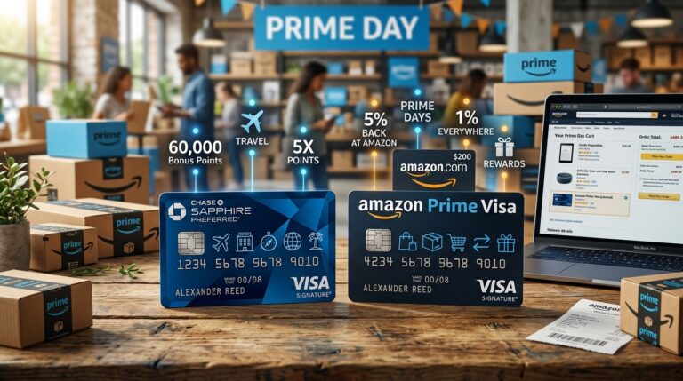 Chase Sapphire Preferred vs Amazon Prime Visa: Best Card for Prime Day 2026