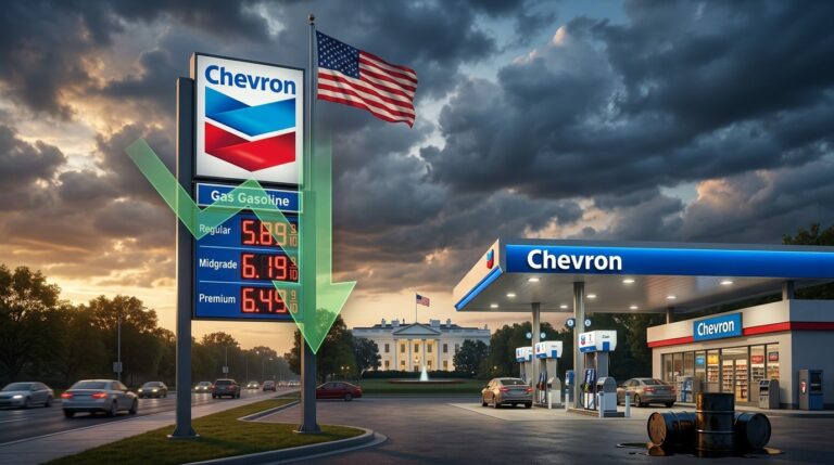 Chevron CFO Predicts Gas Price Drop After Trump Big Oil Push