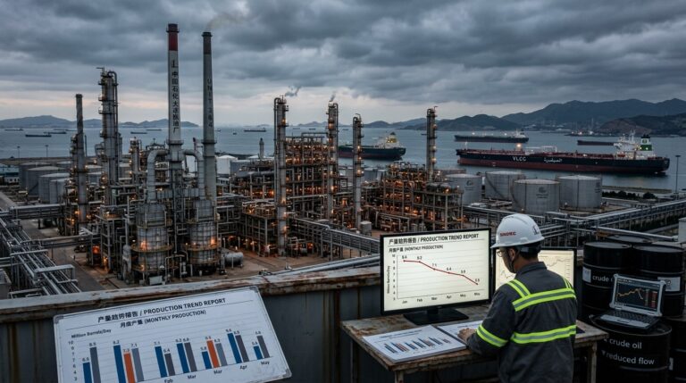 China Oil Refiners Slash Runs to Lowest Since 2017 Amid Asia Demand Shift
