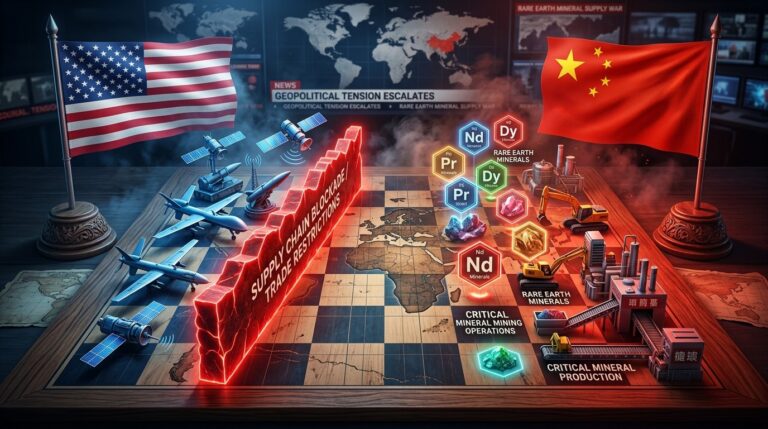 China Retaliates With Sanctions on US Defense and Rare Earth Firms