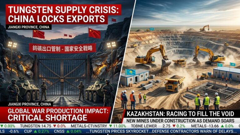 China Tungsten Crisis: Supply Shock Hits Critical War Metal