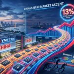 China’s YMTC Surges to 13% Global NAND Market Share Tying Sandisk