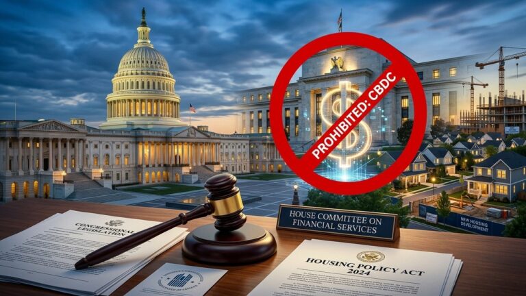 Congress Advances CBDC Ban Until 2030 in Housing Deal Breakthrough