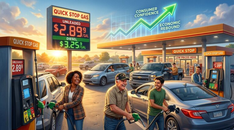 Consumer Sentiment Rebounds Strongly As Gas Prices Fall