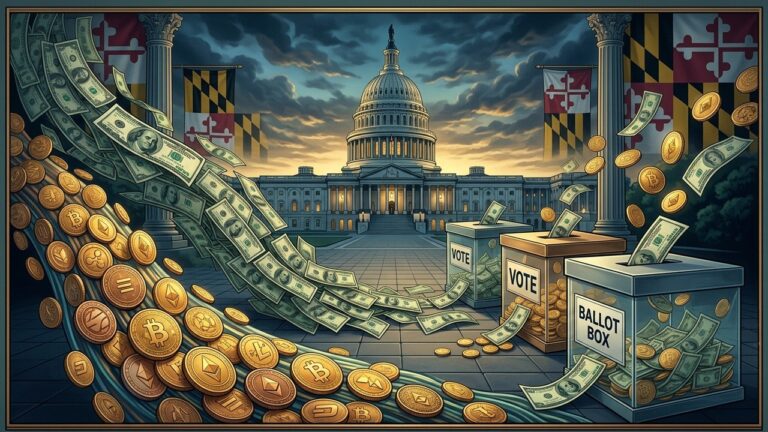 Crypto PACs Pour Millions Into US Primaries Ahead of Maryland Showdown