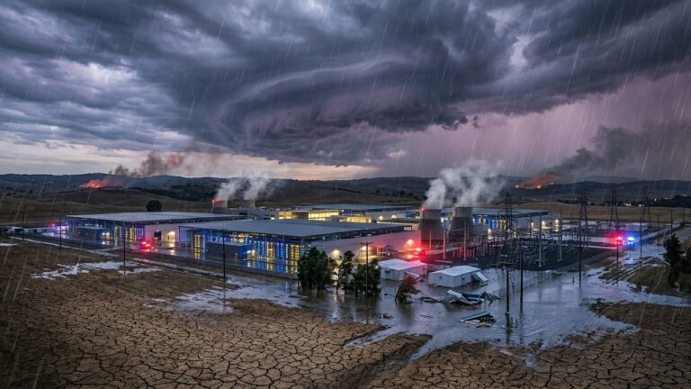 Data Centers Climate Risk: 80% Face Major Threats