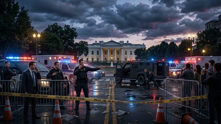 Deadly Shootout Near White House Leaves Gunman Dead and Bystander Wounded