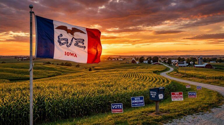 Democrats Target Red Iowa for 2026 Midterm Gains as Trump Approval Slips