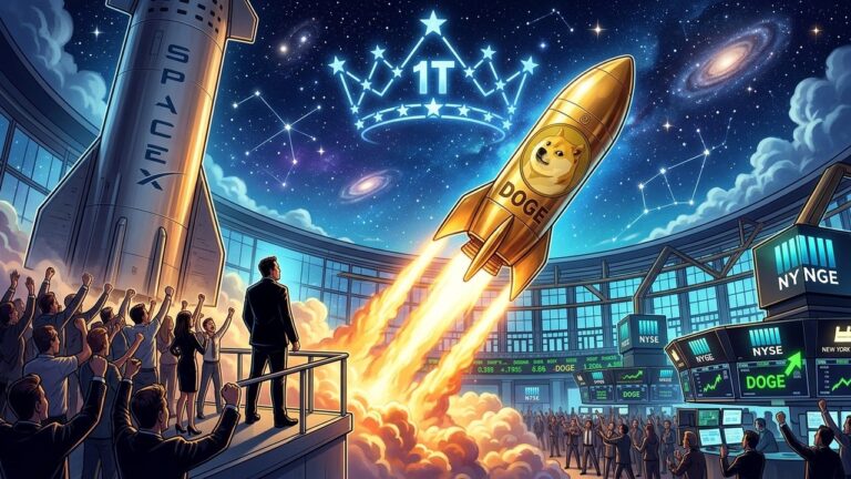 Dogecoin Rallies Sharply as SpaceX IPO Makes Elon Musk a Trillionaire