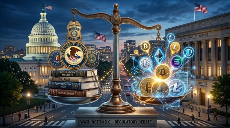 DOJ Challenges Law Enforcement Warnings on CLARITY Act Crypto Loopholes