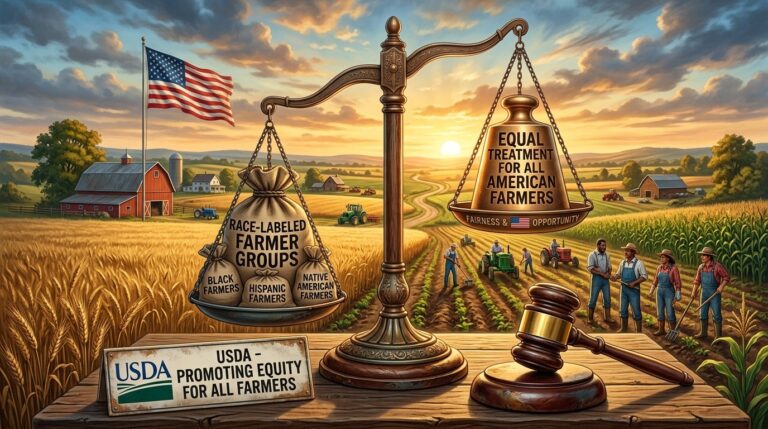 DOJ Rules USDA Race Based Farmer Aid Unconstitutional