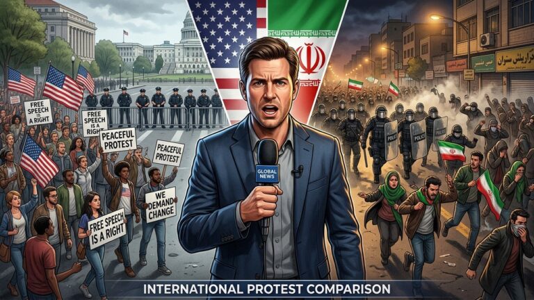 Don Lemon Shocking Claim US Equals Iran On Protesters