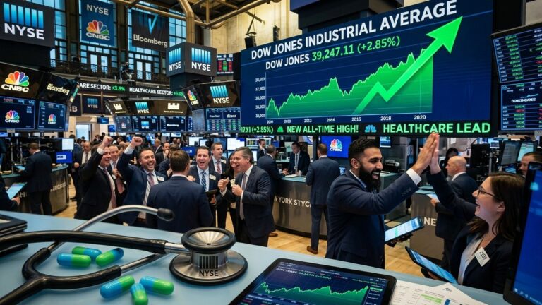Dow Hits Record High: Non-Tech Stocks Lead Market Charge