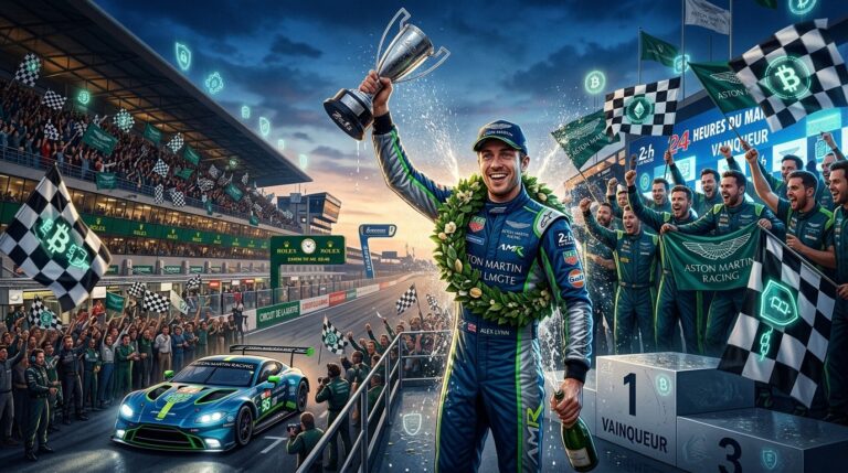 Dudu Barrichello Le Mans Podium Reinforces Coinspaid Core Values