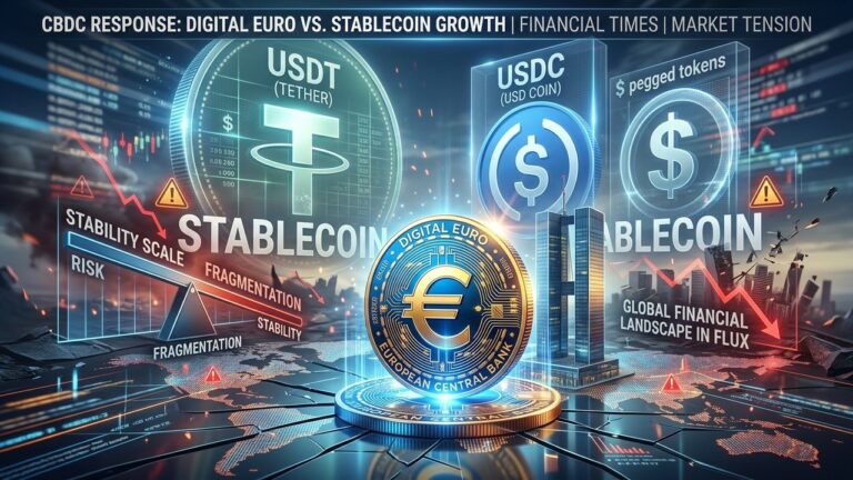 ECB Urges Digital Euro Launch as Stablecoins Approach $300 Billion