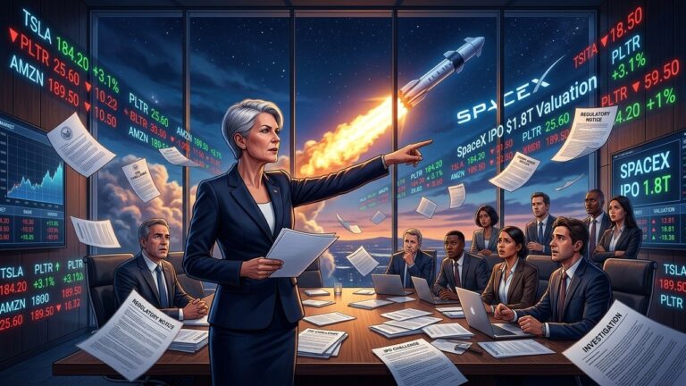 Elizabeth Warren Urges SEC to Pause Massive SpaceX IPO