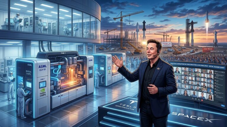 Elon Musk Pushes SpaceX Into Advanced Chip Manufacturing With ASML Ties
