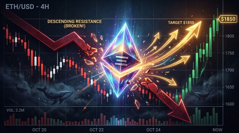 Ethereum Price Flips Key Resistance: Eyes $1,850 Test