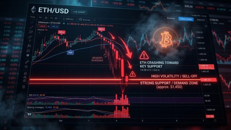 Ethereum Price Nears Critical Support as Analysts Warn of Further Drop
