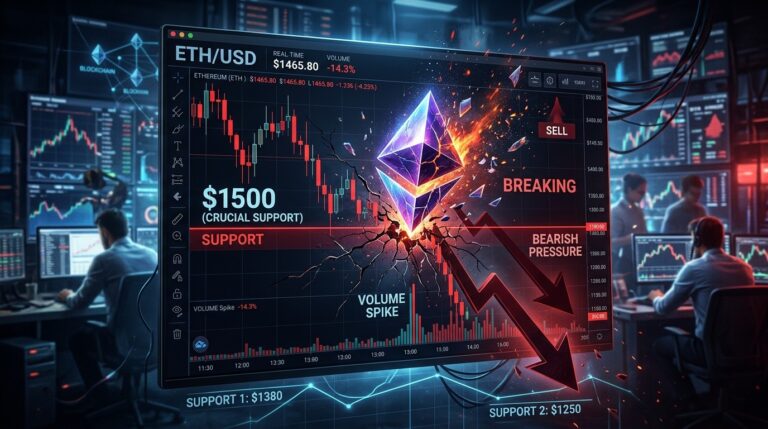 Ethereum Price Risks Lower Low Near $1500 Support