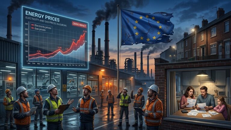 EU at Risk of Losing 1.3 Million Jobs Over Energy Price Spike