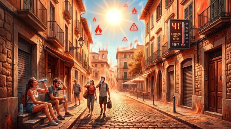 Europe Extreme Heatwave: Red Alerts Issued Across UK France Spain Italy