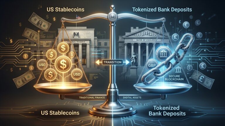 Fed Backs Stablecoins as BoE Predicts Tokenized Deposits Will Dominate