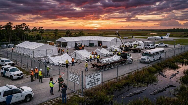 Florida Permanently Closes Alligator Alcatraz Detention Center