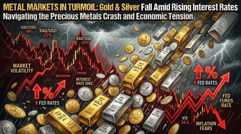 Gold and Silver Tumble as Rate Hike Fears Shake Markets