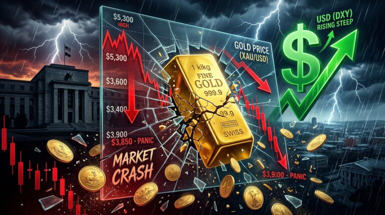 Gold Crashes Below $4000: Hawkish Fed Signals Shake Bullion Market
