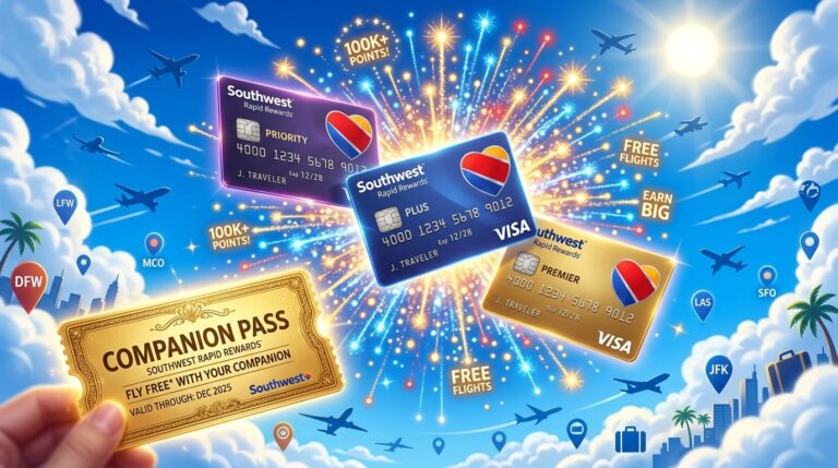 Grab Last Chance: Up to 90,000 Southwest Points With These Credit Card Offers
