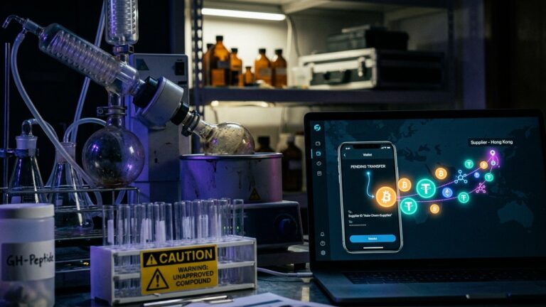 Gray Market Peptide Vendors Shift to Stablecoins Over Safety Fears