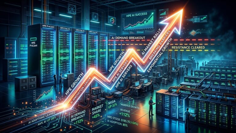 Hewlett Packard Enterprise Surges on AI Earnings Beat With More Upside Ahead