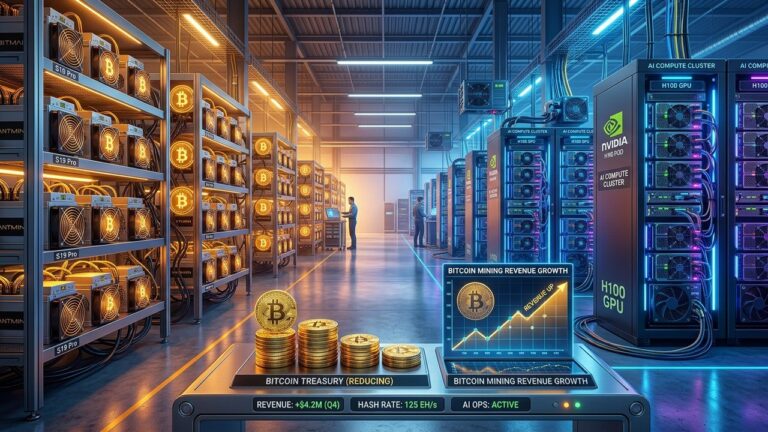 HIVE Digital Bitcoin Holdings Drop as Revenue Hits Record $298M
