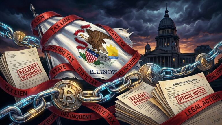 Illinois Crypto Tax: New 0.2% Levy Brings Felony Risks for Brokers