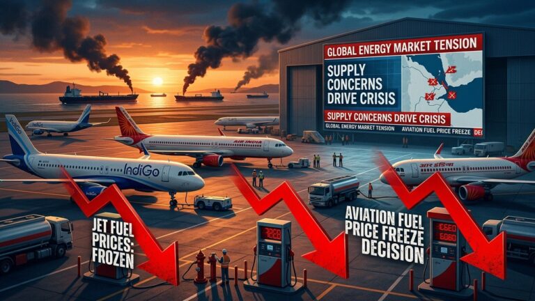 Indian Refiners Freeze Jet Fuel Prices Amid Global Energy Tensions