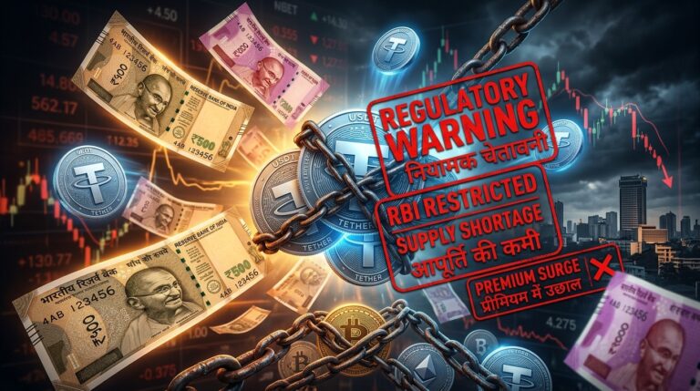 India’s USDT Premium Doubles as Regulations Tighten Stablecoin Supply