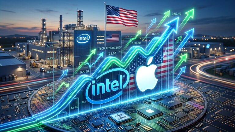 Intel Stock Surges After Trump Touts Apple US Chip Partnership
