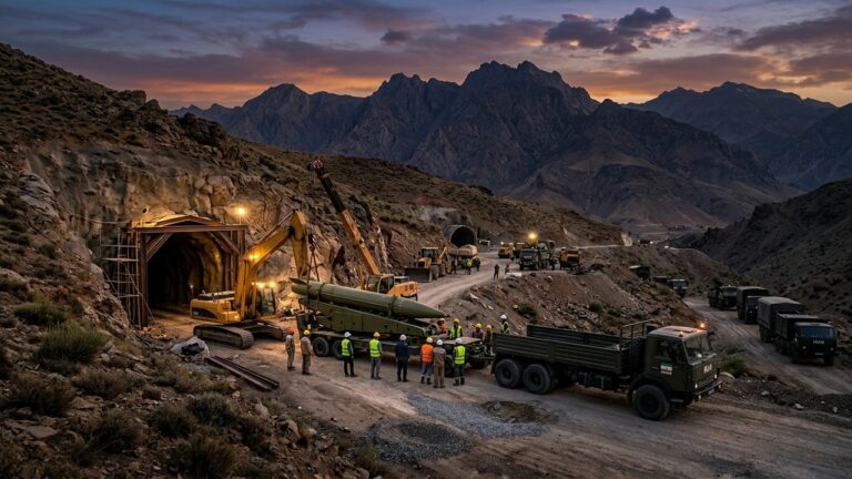 Iran Rapidly Rebuilding Missile Tunnels After Strikes