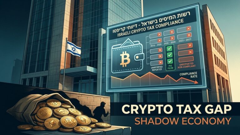 Israel Crypto Tax Plan Misses Targets as Reporting Gap Widens