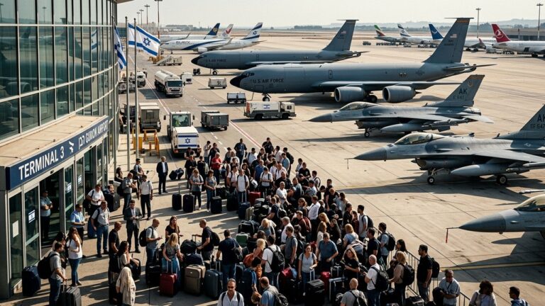 Israelis Raise Alarm as US Military Dominates Ben Gurion Airport