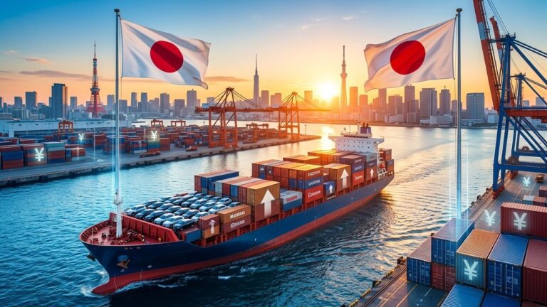 Japan Exports Surge in May at Fastest Pace in Over Three Years