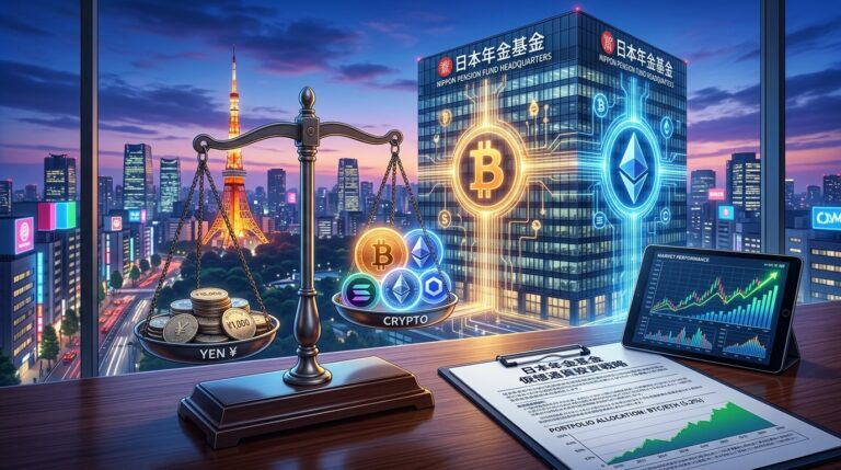 Japan Pension Fund Eyes 1% Crypto Allocation for FY2026