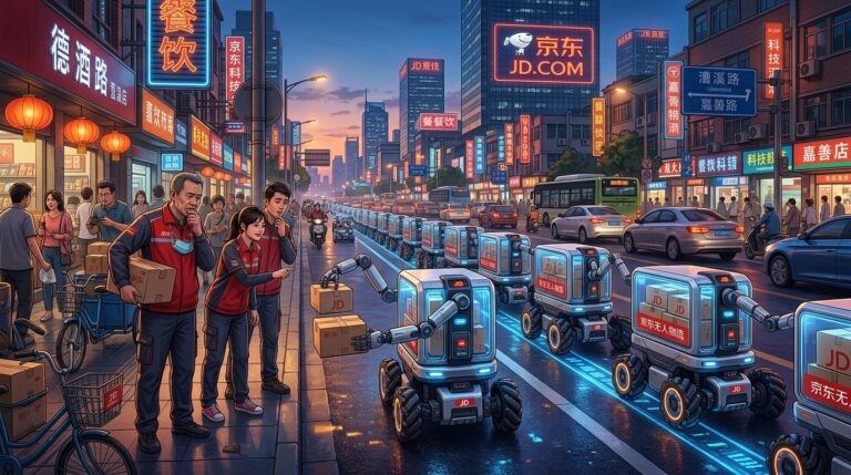 JD CEO Warns 700000 Delivery Workers Face Robot Replacement