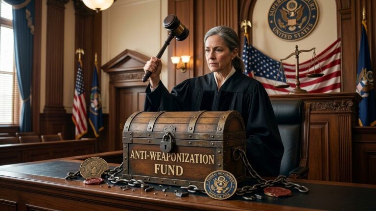 Judge Extends Block on DOJ Anti-Weaponization Fund