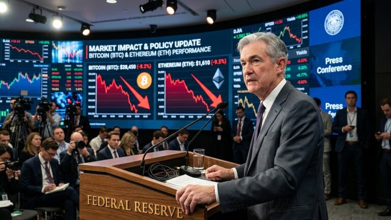 Kevin Warsh Fed Debut Jolts Crypto as Rate Cut Hopes Fade